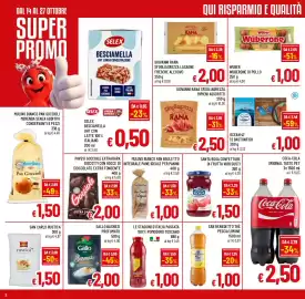 Volantino A&O Pagina 2: Santa Rosa confettura di frutta vari gusti €1,50, Sfogliagrezza Rana €2,50