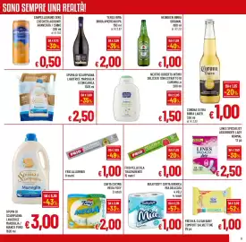 Volantino A&O Pagina 3: BulkySoft carta igienica Mia delicata €1,00, Carta cucina Mega Foxy €2,00