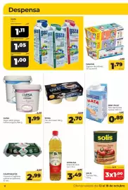 Folleto Alimerka semana 42 Página 14: Campomayor - huevos €2,99, Postres reina - flan de queso €2,70