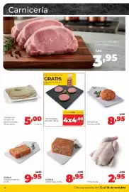 Folleto Alimerka semana 42 Página 4: Cachopo de ternera con jamón y queso €5,00, Picadillo de chorizo €8,95