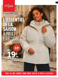 Catalogue E.Leclerc | Spécial maille page 1: Tissaia Parka bi-matière femme €19,95