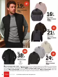 Catalogue E.Leclerc | Spécial maille page 14: TISSAIA PULL OU CARDIGAN HOMME €16,95, PULL OU CARDIGAN HOMME €21,95