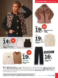 Catalogue E.Leclerc | Spécial maille page 3: TISSAIA PARKA BI-MATIÈRE FEMME €19,95, Vest sherpa femme tissaia €14,95