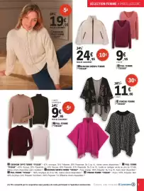 Catalogue E.Leclerc | Spécial maille page 7: Tissaia pull femme €9,95, Blouson sherpa femme "tissaia" €24,95