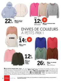 Catalogue E.Leclerc | Spécial maille page 8: TISSAIA VESTE ZIPPÉ OU CARDIGAN FEMME €22,95