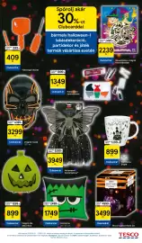 Tesco akciós újság hét 42 Oldal 11: Díszpárna €1.749,00, Tesco bewitching bubbling light up cauldron €3.499,00