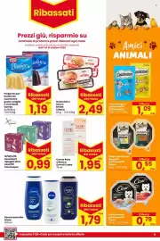 Volantino Despar Pagina 11: Crema Rosa o Bianca Cera di Cupra €1,95, Doccia assortita Nivea €1,79