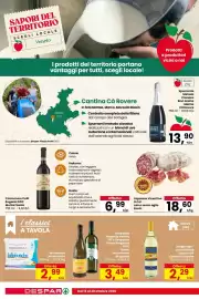 Volantino Despar Pagina 12: Vespaioło vino frizzante €3,49, Soppressa Vicentina D.O.P. con o senza aglio Busin €18,60