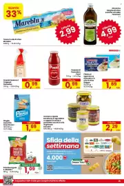 Volantino Despar Pagina 15: Tonno in olio di oliva Mareblu €2,99, Filetto di sgombro Despar €1,69