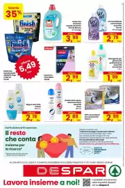 Volantino Despar Pagina 16: Panni in microfibra vileda €2,99, Assorbenti con ali assortiti Lines è €2,99