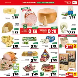 Volantino Despar Sicilia Pagina 7: Petto di tacchino senza antibiotici Gardani €1,69, Leerdammer €1,19