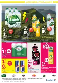 Catalogue E.Leclerc semaine 42 page 15: CRISTALINE EAU DE SOURCE PÉTILLANTE €1,52, Crazy Tiger Cerise €1,95