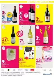 Catalogue E.Leclerc semaine 42 page 17: VIRÉ-CLESSÉ €7,95, DUMNACUS BOURGUEIL ROUGE €3,95