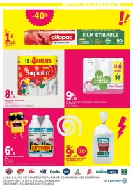 Catalogue E.Leclerc semaine 42 page 19: Sopalin Essuie-tout Love Decore €8,49, Le Trèfle Papier hygiénique Maxi Douceur €9,89