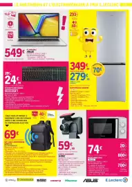 Catalogue E.Leclerc semaine 42 page 23: ASUS PC PORTABLE €549,00, Elsay RÉFRIGÉRATEUR COMBINÉ €279,90
