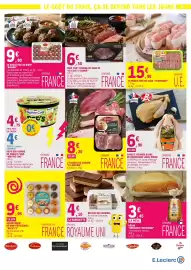 Catalogue E.Leclerc semaine 42 page 5: Label Rouge Poulet Fermier Blanc €6,90, Le Gaulois Cuisses de Canard €8,20