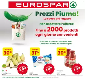 Volantino Eurospar Pagina 1: Certosa €1,49, Pere Abate Passo dopo Passo Despar €2,99