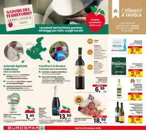 Volantino Eurospar Pagina 12: Sopressa Vicentina D.O.P €18,60, Birra Originale Pedavena €2,29