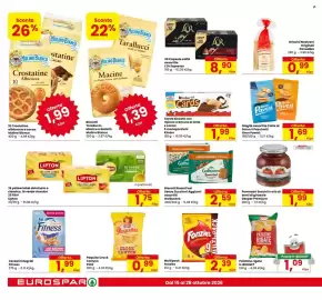 Volantino Eurospar Pagina 16: 30 Capsule caffè assortite €8,90, Patatine rigate €1,09