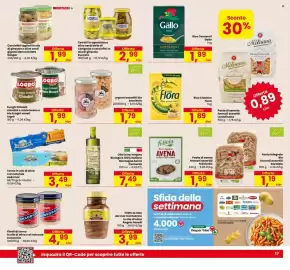 Volantino Eurospar Pagina 17: CLEMENTE €7,49, Pasta integrale Bio formati assortiti Garofalo €1,19