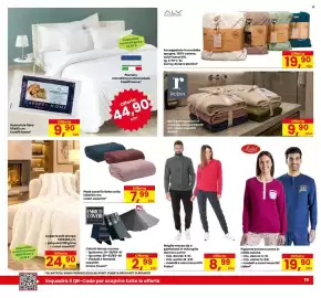 Volantino Eurospar Pagina 19: Guanciale fibra €9,90, Coperta soft sherpa €24,90