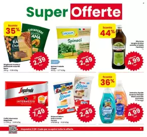 Volantino Eurospar Pagina 3: Sfogliavelo Duetto e Gioiaverde assortiti Rana €2,39, CAFFÈ INTERMEZZO SEGAFREDO €7,49
