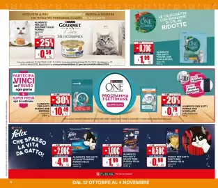Volantino Il Gigante Pagina 4: Alimento per gatti Sauce Time Purina Felix €1,99, Snack per gatti party mix purina felix €0,99