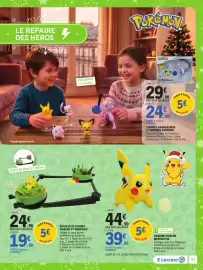 Catalogue E.Leclerc | Les jouets de Noël page 61: Bataille de disques Pikachu et Embrylex €19,90