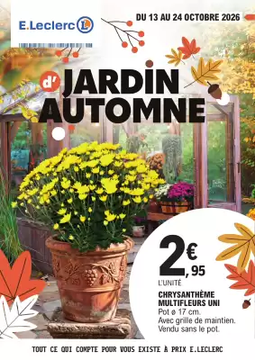 E.Leclerc | Jardin automne (valable jusqu'au 24-10)