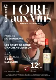 Catalogue E.Leclerc | Foire aux Vins page 1