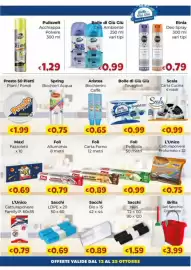 Volantino Le Bolle di Giù Giù Pagina 4: Bolle di Giù Giù Deo Ambiente €0,99, Pulisvelt Acchiappa Polvere €1,29