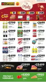 Catálogo Diarco Página 1: Heineken cerveza lata €4.699,00, Barraza queso cremoso media horma €8.999,00