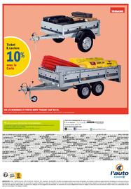 Catalogue E.Leclerc L'Auto page 8: Ticket E.Leclerc 10% avec la Carte ТЕ ЈӘЛО NO SUR LES REMORQUES ET PORTES-MOTO "TRIGANO"
