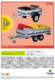 Catalogue E.Leclerc L'Auto page 8: Ticket E.Leclerc 10% avec la Carte ТЕ ЈӘЛО NO SUR LES REMORQUES ET PORTES-MOTO "TRIGANO"