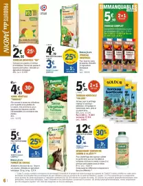 Catalogue E.Leclerc Brico | Jardin page 6: SOLDOR Terreau horticole €5,90, TONUSOL Terre Végétale €4,83