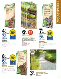 Catalogue E.Leclerc Brico | Jardin page 7: GRAVILLONS CALCAIRE €3,30, Beaux jours Pouzzolane €3,45