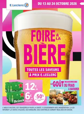 E.Leclerc Drive | Foire à la bière (valable jusqu'au 24-10)