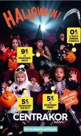 Catalogue Centrakor page 1: HALLOW € 99 LE DÉGUISEMENT ADULTE 0€10 49 LE SEAU À BONBONS CITROUILLE 5€ DÉGUISEMENT TOUT PETIT