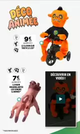 Catalogue Centrakor page 15: LE CLOWN SUR TRICYCLE LED* €9,99, LA MAIN ENSANGLANTÉE €7,99