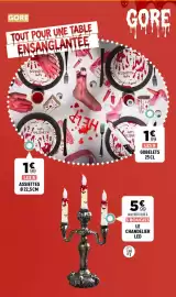 Catalogue Centrakor page 22: LE CHANDELIER LED €5,99, GORE Assiettes €1,99