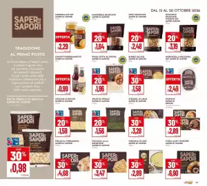 Volantino Pan Pagina 19: Strudel di mele Saper di sapori €3,28, Mandorle sgusciate Saper di Sapori €1,64
