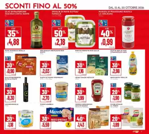 Volantino Pan Pagina 5: Olio di semi di mais vitaminizzato Maya €2,98, Pasta integrale Barilla €0,90