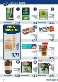 Volantino Talento Professional Store Pagina 14: Filetti di tonno CALLIPO €3,99, Olive nere denocciolate DI CARLO €7,49