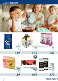 Volantino Talento Professional Store Pagina 2: Tavoletta di cioccolato fondente extra 50% GranBlocco PERUGINA €5,99