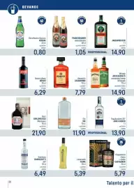 Volantino Talento Professional Store Pagina 20: Amaretto Disaronno €7,79, Grappanova choco cialde Castagner €5,79