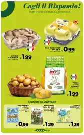 Volantino In Coop Pagina 10: Insalata Mista La Dolce COOP €0,99, Rucola della Piana del Sele IGP Bonduelle €1,29