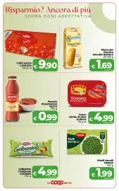 Volantino In Coop Pagina 2: Passata di pomodoro MUTTI €0,99, Tonno all'olio di oliva Auriga €4,99