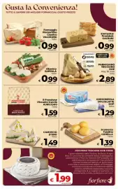 Volantino Coop Radenza Pagina 10: Parmigiano Reggiano DOP €2,89, Formaggio Piemontino Classico Valgrana €0,99