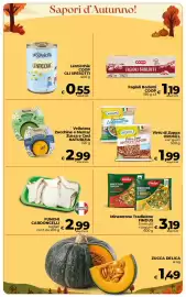Volantino Coop Radenza Pagina 18: Virtù di Zuppa OROGEL €1,99, Vellutata Zucchine e Menta/ Zucca e Ceci Naturizia €2,99