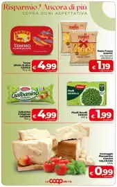 Volantino Coop Radenza Pagina 3: Formaggio Piemontino Classico Valgrana €0,99, Piselli Novelli Findus €1,99